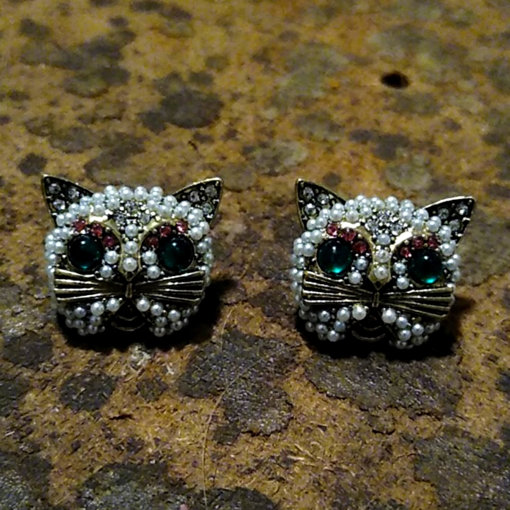 Cat earrings